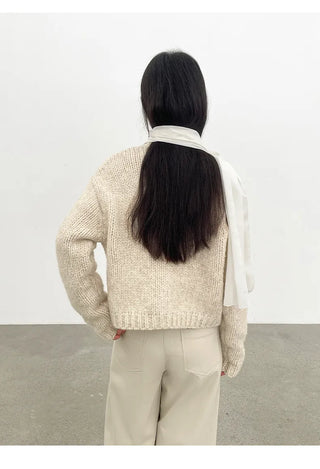 variegated wool sweater
