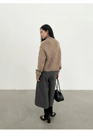 variegated wool sweater