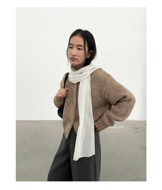 variegated wool sweater