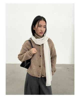 variegated wool sweater