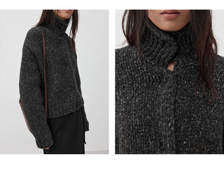 variegated wool sweater