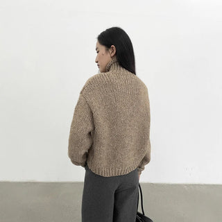variegated wool sweater