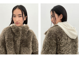 furry wool coat