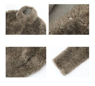 furry wool coat