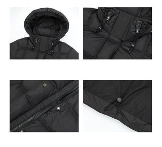 hooded down jacket