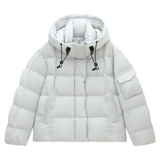 hooded down jacket