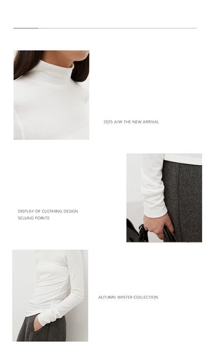 turtleneck bottoming shirt