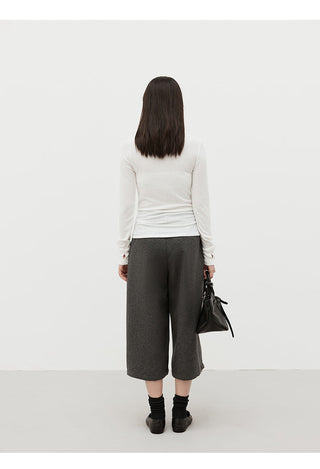 turtleneck bottoming shirt