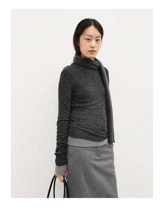 turtleneck bottoming shirt