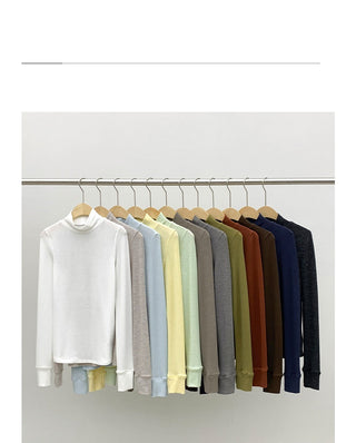 turtleneck bottoming shirt