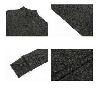 turtleneck bottoming shirt