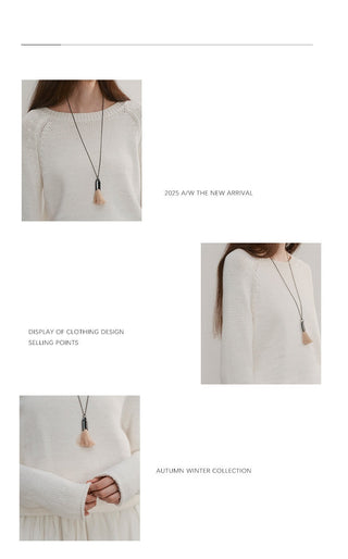 cotton loose sweater