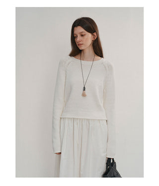 cotton loose sweater