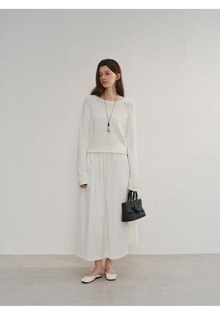 cotton loose sweater