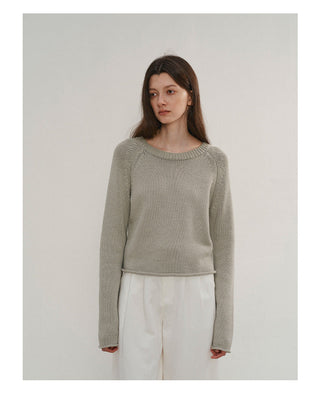 cotton loose sweater