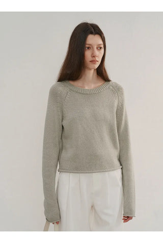 cotton loose sweater