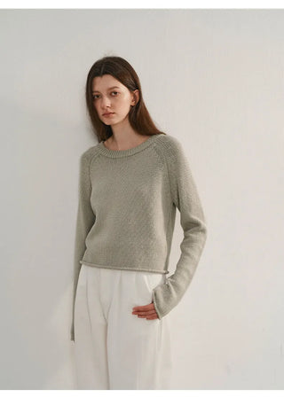 cotton loose sweater
