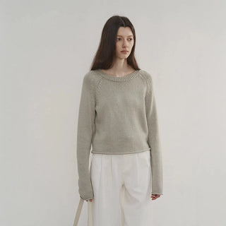 cotton loose sweater