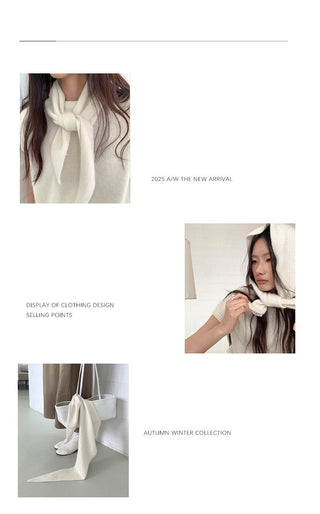 wool triangular shawl