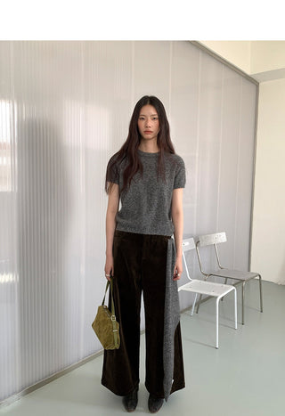 wool triangular shawl