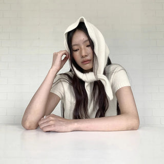 wool triangular shawl