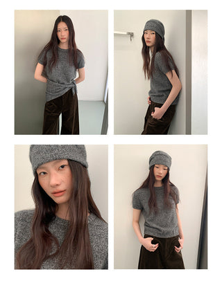 wool triangular shawl