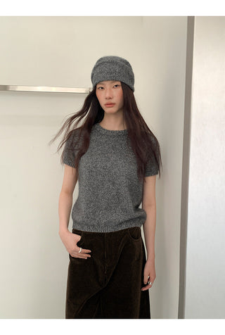 wool triangular shawl