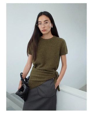 wool triangular shawl