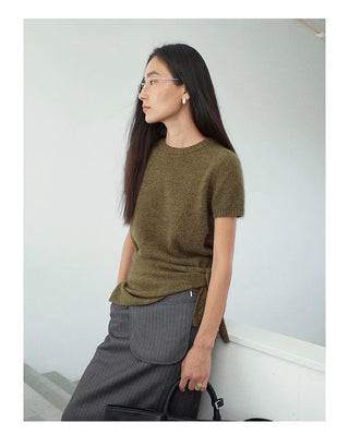 wool triangular shawl