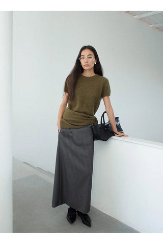 wool triangular shawl