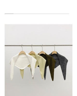 wool triangular shawl