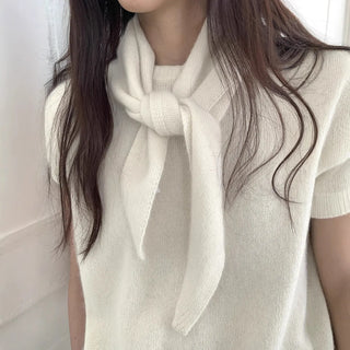 wool triangular shawl