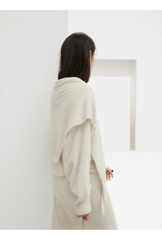 raccoon velvet sweater