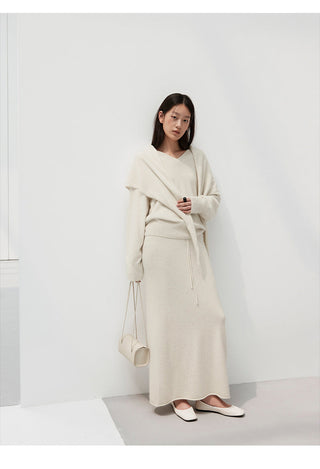 raccoon velvet sweater