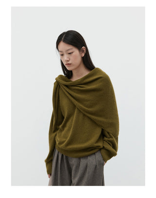 raccoon velvet sweater