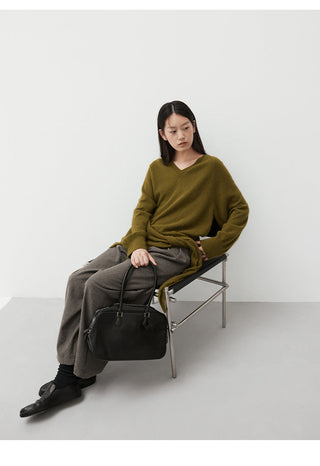 raccoon velvet sweater