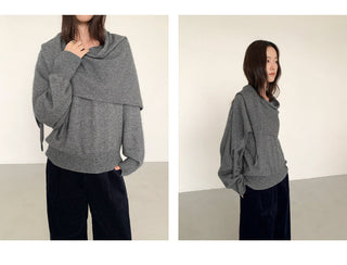 raccoon velvet sweater