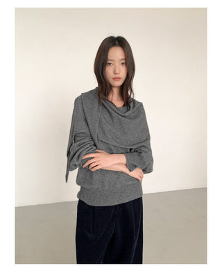 raccoon velvet sweater