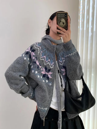 colorful dot sweater