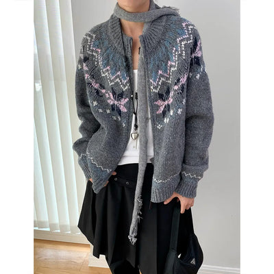 colorful dot sweater