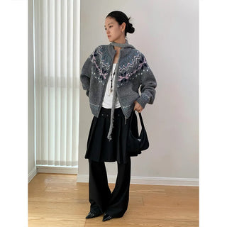 colorful dot sweater