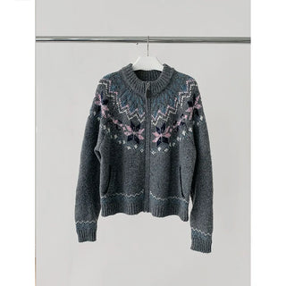 colorful dot sweater