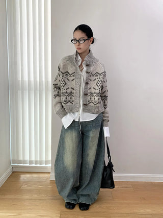 nordic knit cardigan