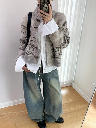 nordic knit cardigan