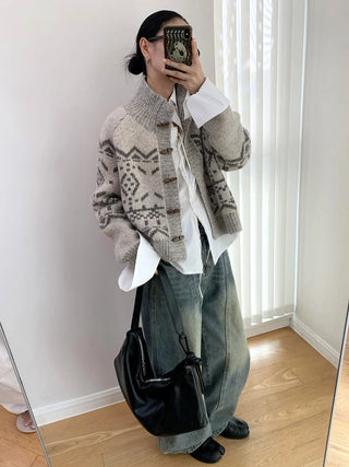 nordic knit cardigan