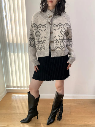 nordic knit cardigan