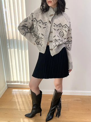 nordic knit cardigan