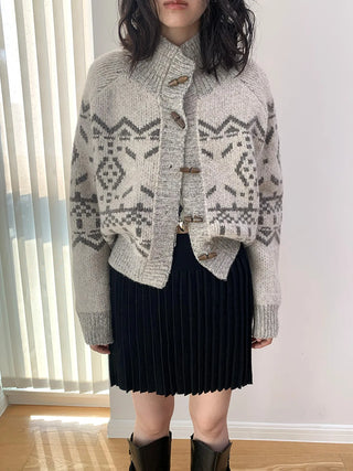 nordic knit cardigan