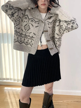nordic knit cardigan