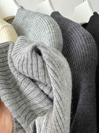 stand collar cardigan